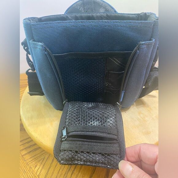 London Fog Blue Small Multicompartment Padded Camera Bag with Strap - Picture 6 of 8